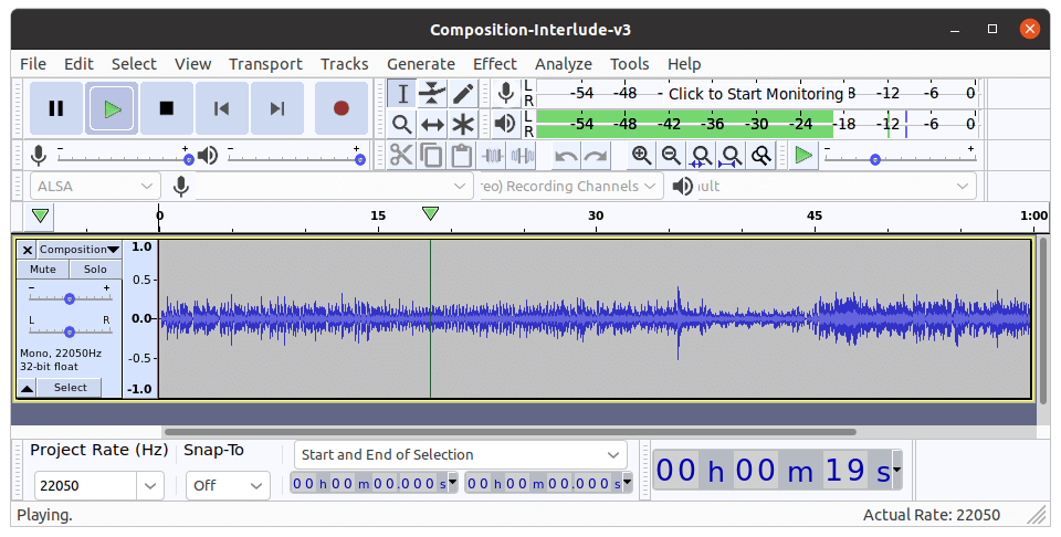 audacity multitrack recording