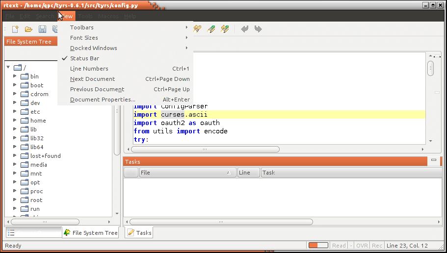 rtext programmer text editor download