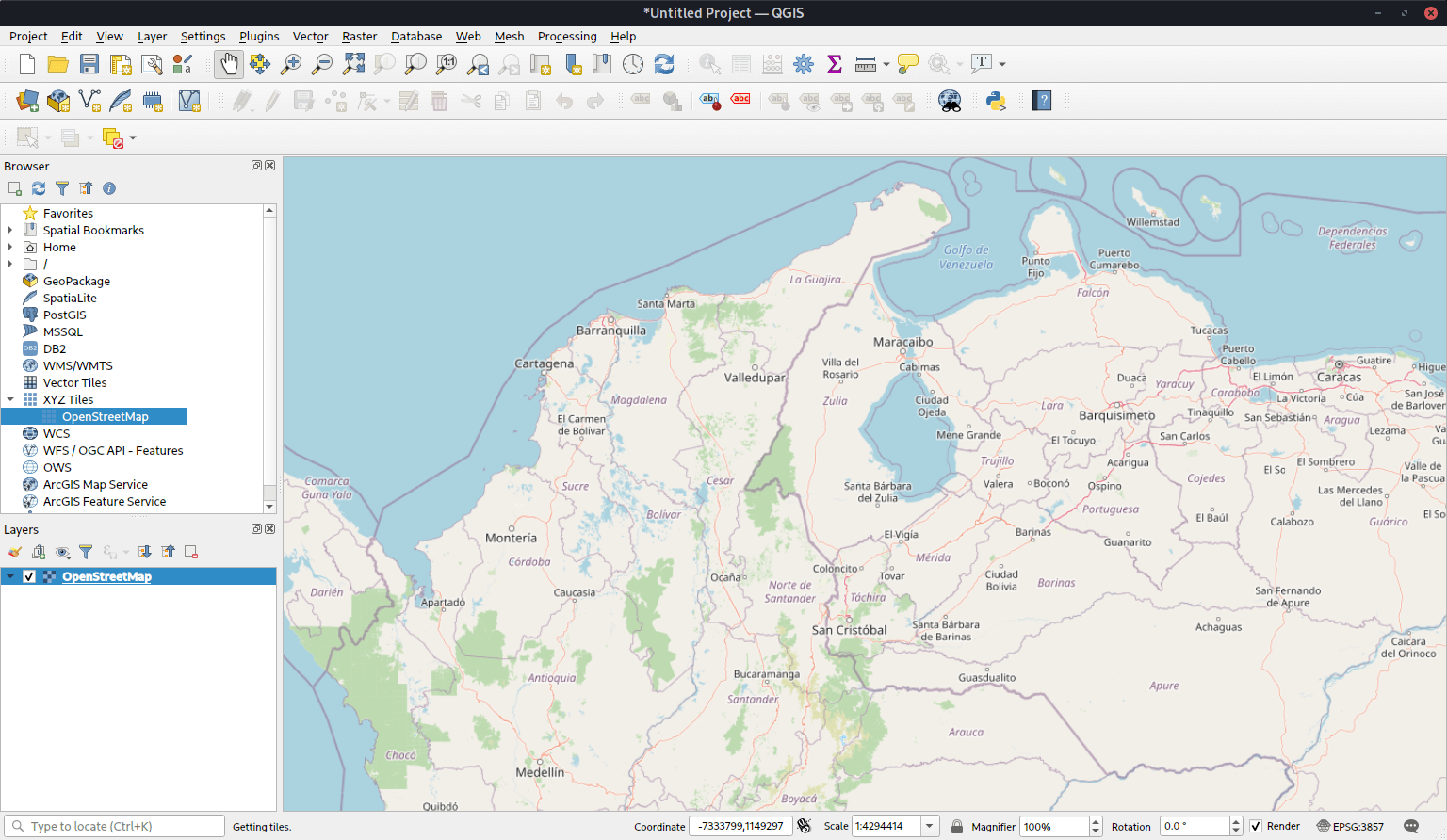 Qgis карта рельефа