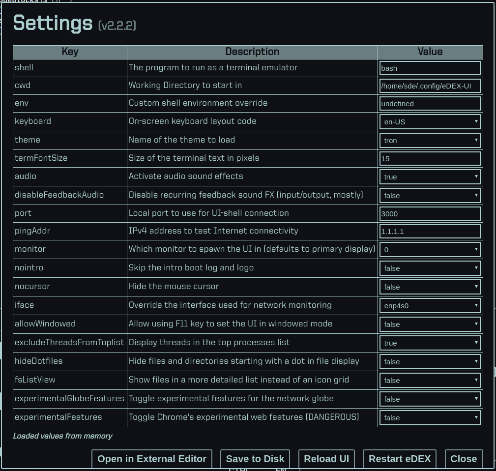 edex ui locks up computer