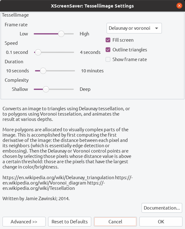 configure xscreensaver 4