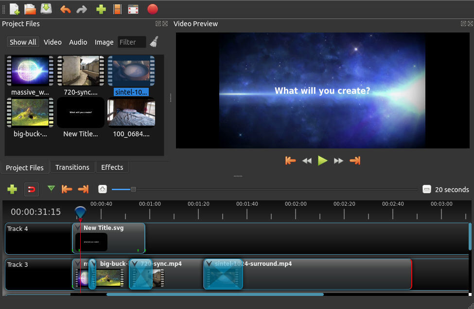 openshot video editor slow motion