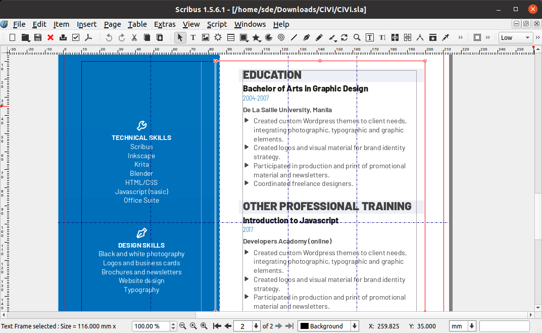 scribus microsoft publisher