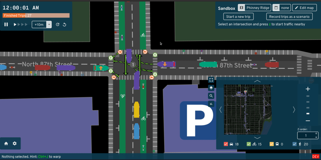 A/B Street - Traffic Simulation Game - LinuxLinks