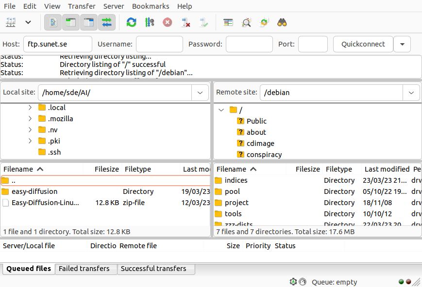 Image of FileZilla